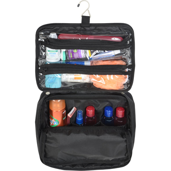 Deluxe Toiletry Bag with Compartments-black
