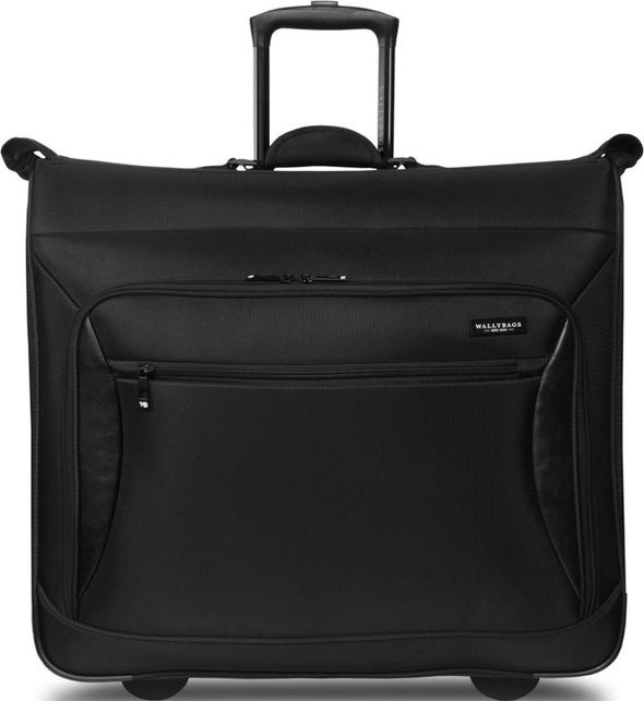 Solutions Wheeled Garment Bag 45" with Pockets-black