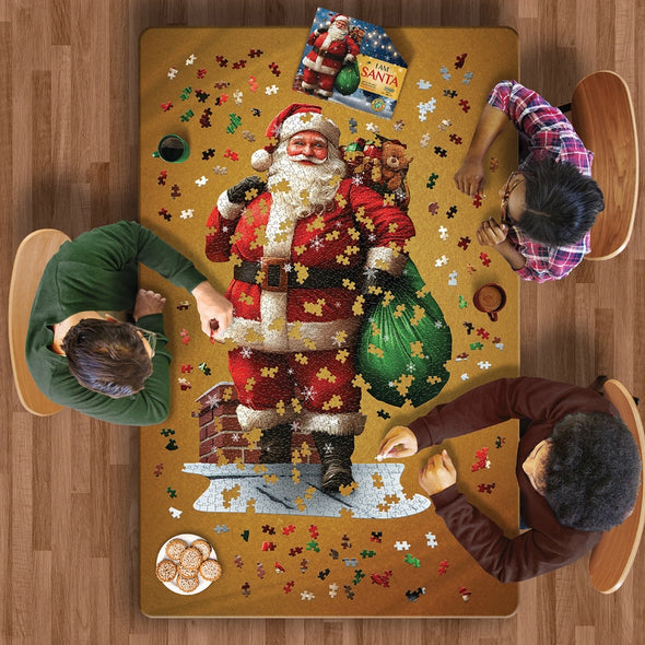 I am Santa 1000-piece Shaped Puzzle