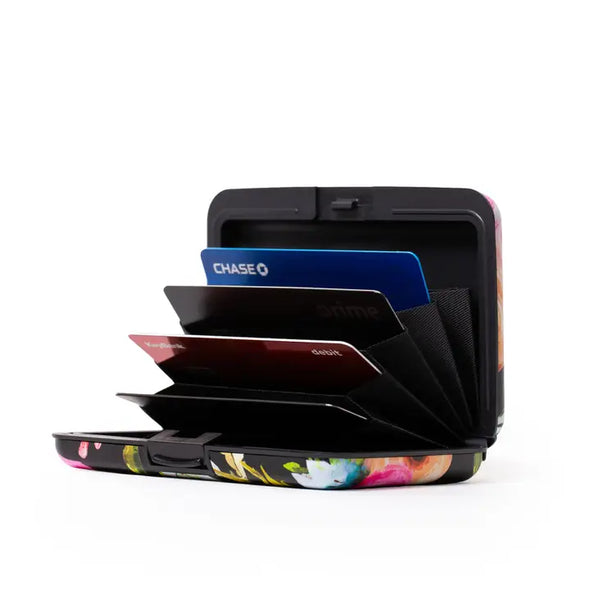 RFID Armored Wallet -Morris Strawberry Thief