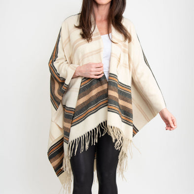 Sonoma Striped Wrap - Tiger's Eye