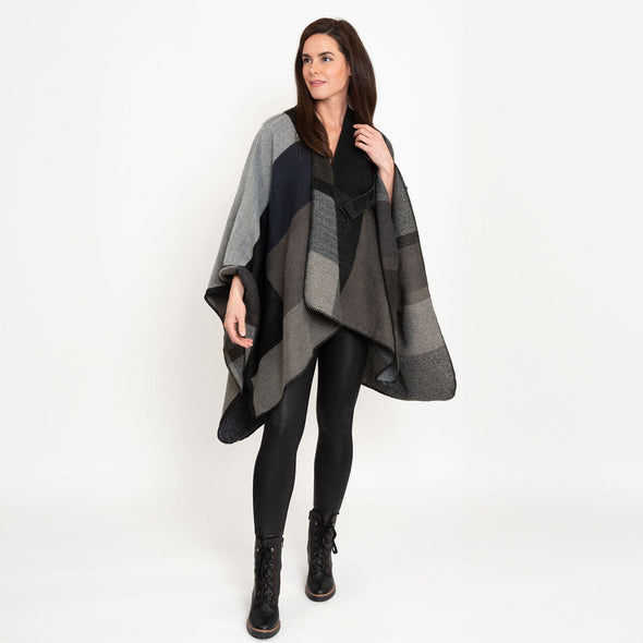 Deanna Color Block Wrap - Night Sky