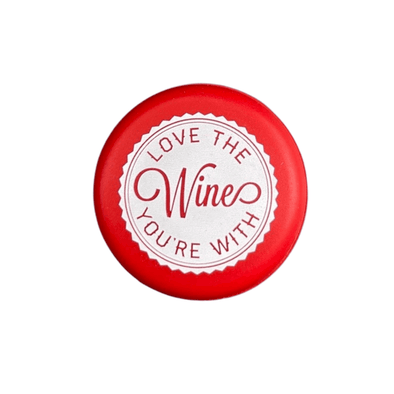 Love the Wine You're With Cap-red