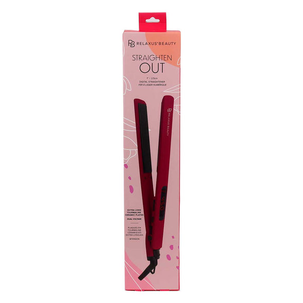 Straighten Out Digital Dual Voltage Straightener -magenta