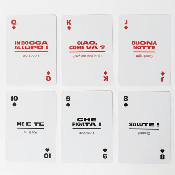 Italian Playing Cards in Wayfarer Travel Tin