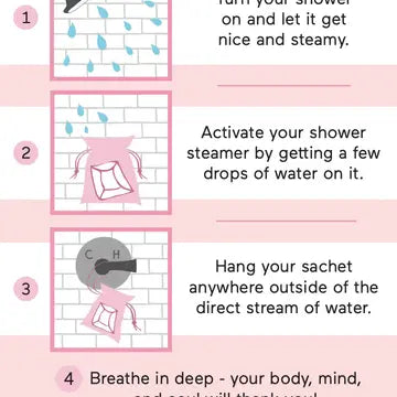 Aromatherapy Shower Steamer with Mesh Bag