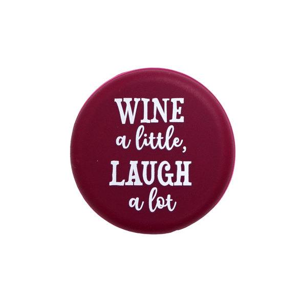 Wine a little Laugh a Lot Cap-burgundy