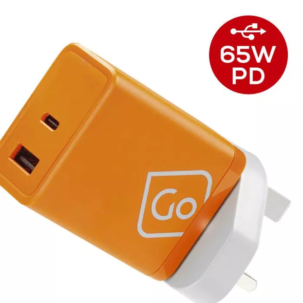 Worldwide USB-A & USB-C GaN Charger 65W