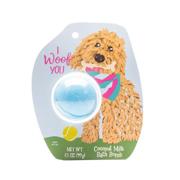 I Woof You Goldendoodle Clamshell Bath Bomb