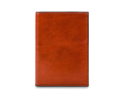 Old Leather Passport Case-amber