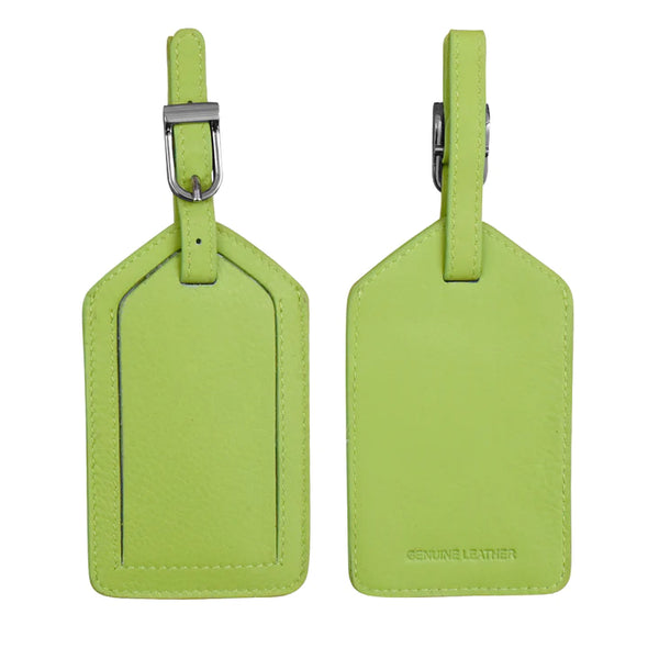 Leather Luggage Tag-pear