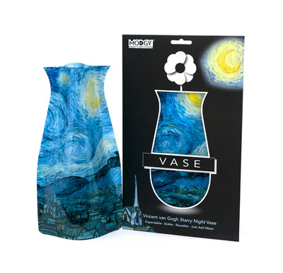 Expandable Vase van Gogh Starry Night