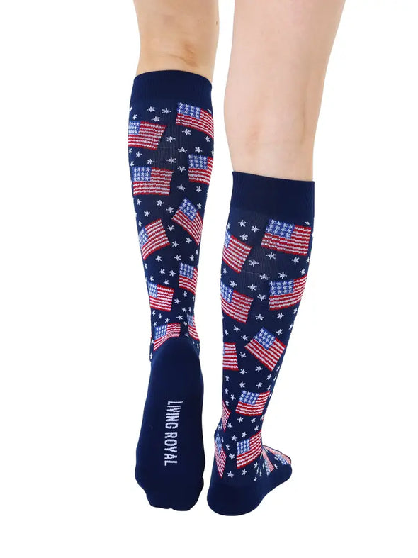 American Flags Compression Socks (15-20mmHg)