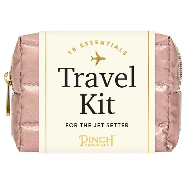 Puffer Travel Kit for the Jet-setter - Dusty Rose