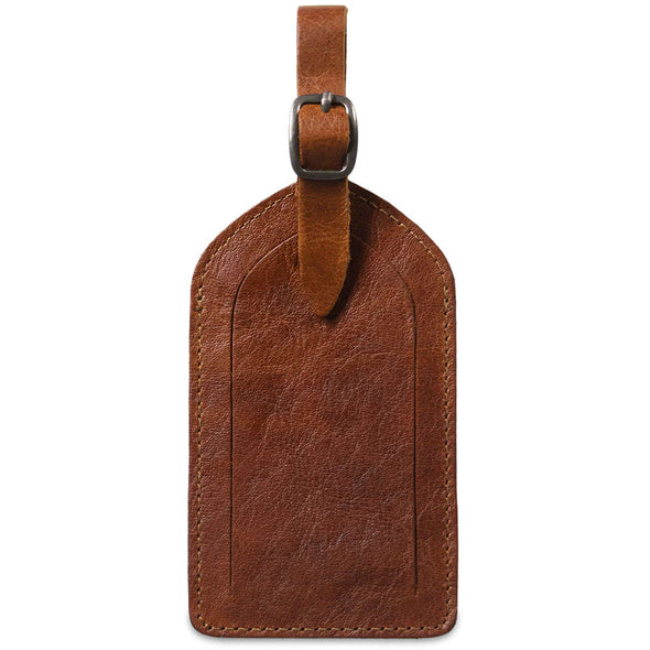 Voyager Leather Luggage Tag