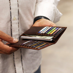 Voyager Breast Pocket Wallet - brown