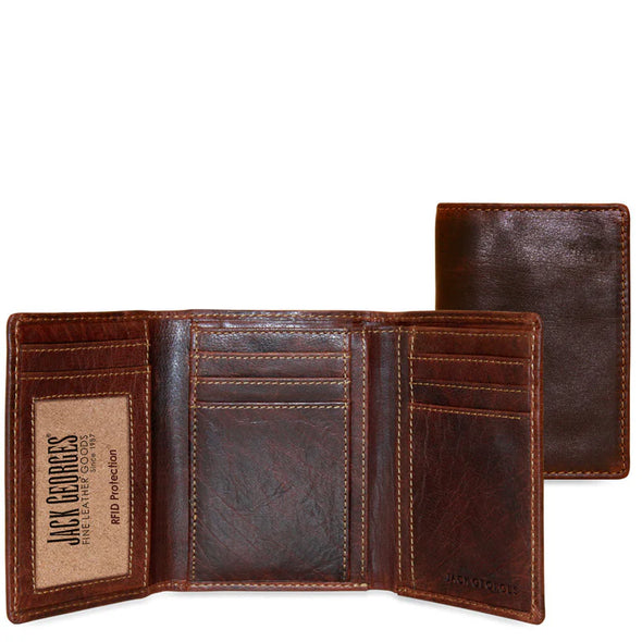 Voyager Trifold Wallet RFID-brown