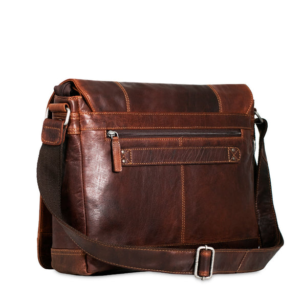 Voyager Full Size Messenger-brown