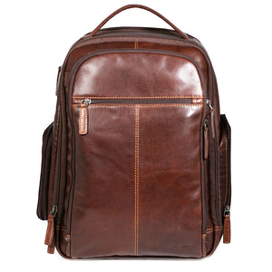 Voyager Mid-size Tech Backpack - Brown