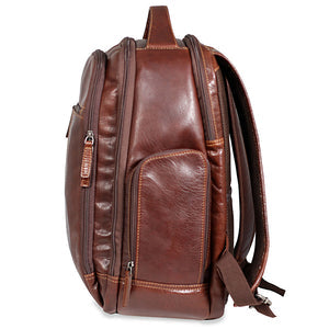 Voyager Mid-size Tech Backpack - Brown