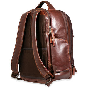 Voyager Mid-size Tech Backpack - Brown