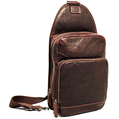 Voyager Sling Bag-brown