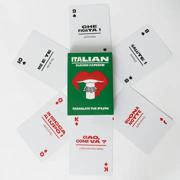 Italian Playing Cards in Wayfarer Travel Tin