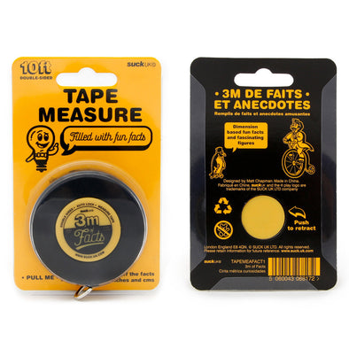 3m/10ft of Facts Tape Measure