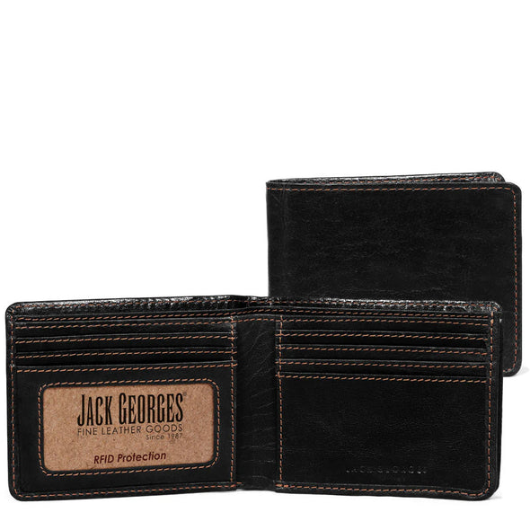 Voyager Bi-Fold Wallet with Gusseted Currency Pocket