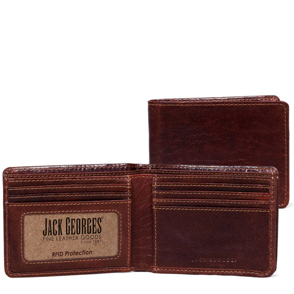 Voyager Bi-Fold Wallet with Gusseted Currency Pocket