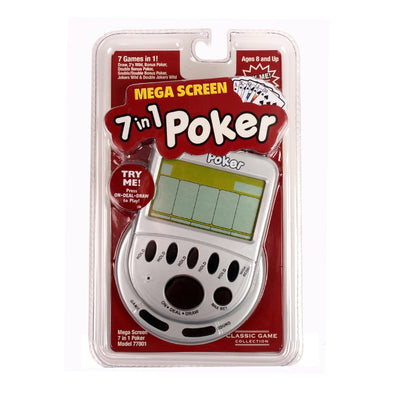 Mega Screen 7 in 1 Poker Handheld Game