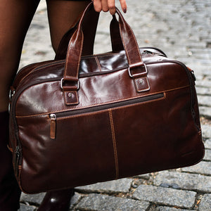 Voyager Satchel Duffle - Brown