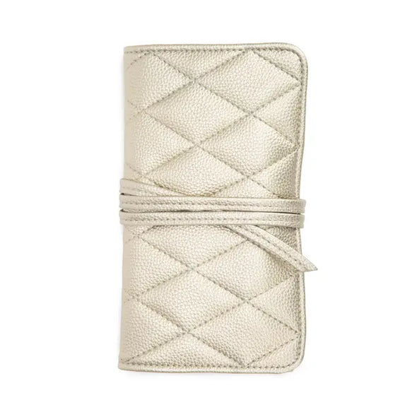 Leah Quilted Jewelry Roll