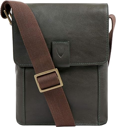 Aiden Leather Small Crossbody-olive