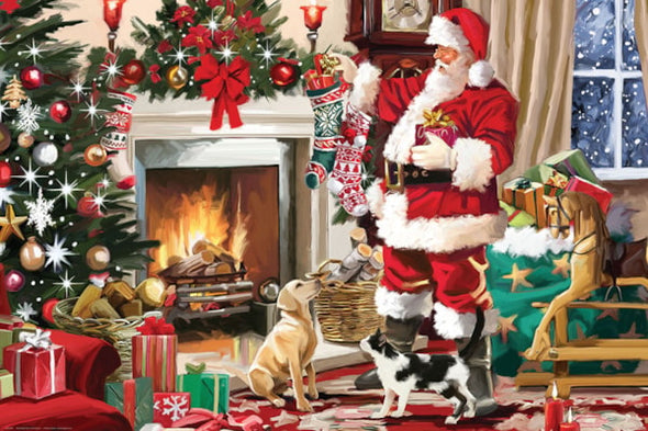 Santa's Best Friend Large Piece Puzzle - 300pc