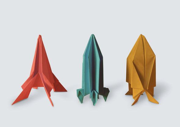 Flying Paper Rockets Origami