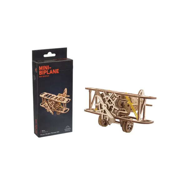 UGears Mini Model - Mini-Biplane