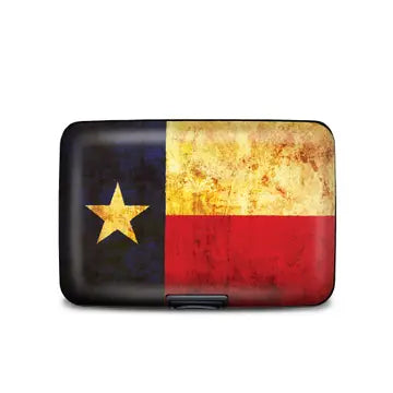 RFID Armored Wallet-Texas Flag