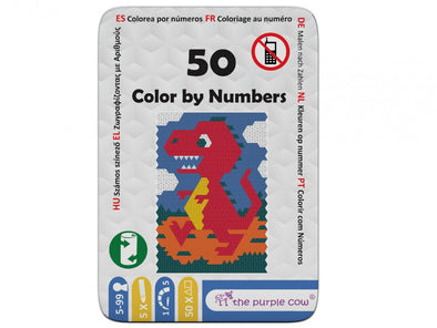 50 Color by Numbers Tin