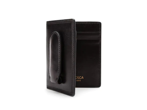 Dolce Front Pocket Wallet with Magnetic Money Clip-black