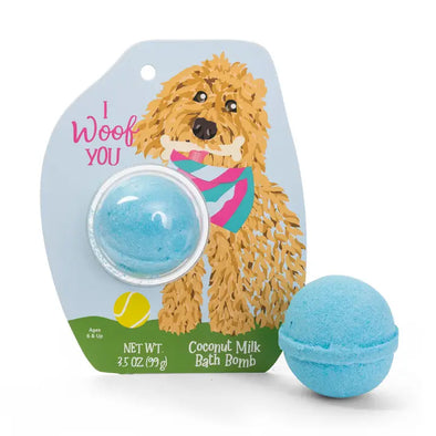 I Woof You Goldendoodle Clamshell Bath Bomb