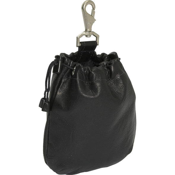 Leather Drawstring Pouch