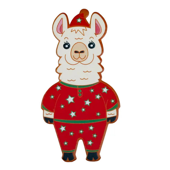 Llamas in Holiday Pajamas: Christmas Matching Game