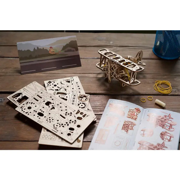 UGears Mini Model - Mini-Biplane
