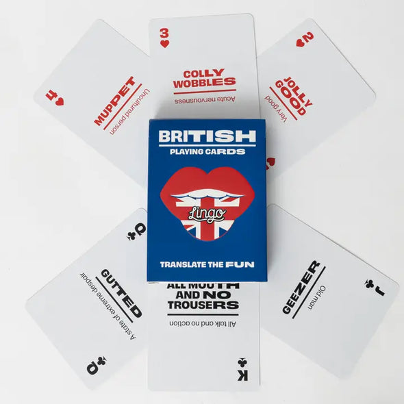 British Playing Cards in Wayfarer Travel Tin