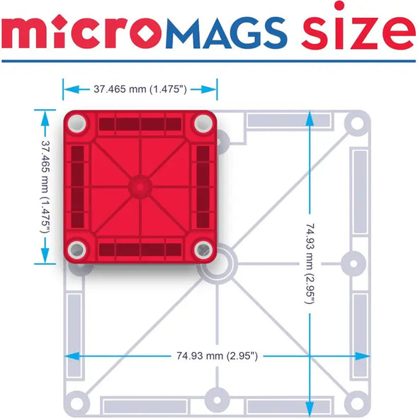 MAGNA-TILES MicroMags Travel - 26pc.