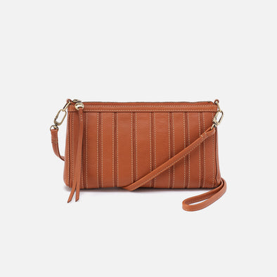 Smooth Leather with Stitching Darcy Crossbody - Burnished Caramel