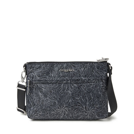 Anti-Theft Memento Crossbody-Midnight Blossom