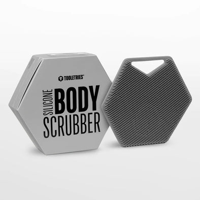 Silicone Body Scrubber-grey