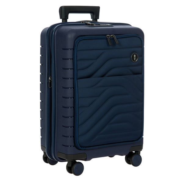 Ulisse Expandable Spinner with Pocket-ocean blue : 21"